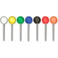 Gem Office Products Gem Office Products Spherical Head Map Tack - 0.38" Length - 250 / Box - Assorted MTA250